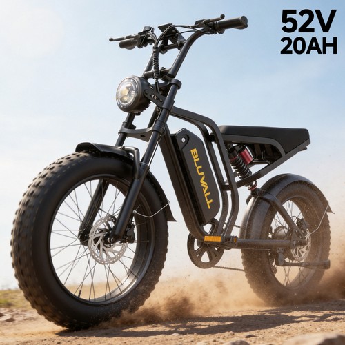 Bluvall su8 52v bike - e-bike, 20"